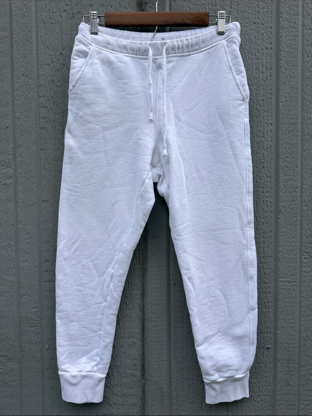 Frank & Eileen White Track Jogger Pants